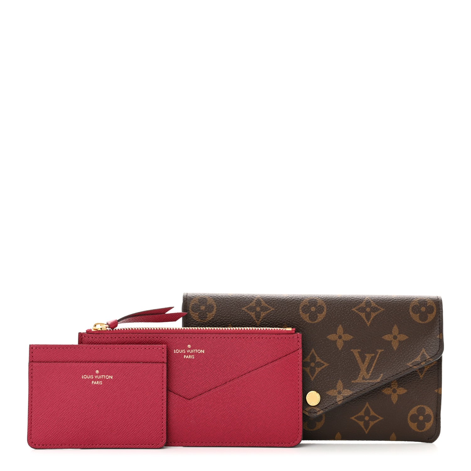 Louis Vuitton Monogram Jeanne Wallet Fuchsia 1 of 7