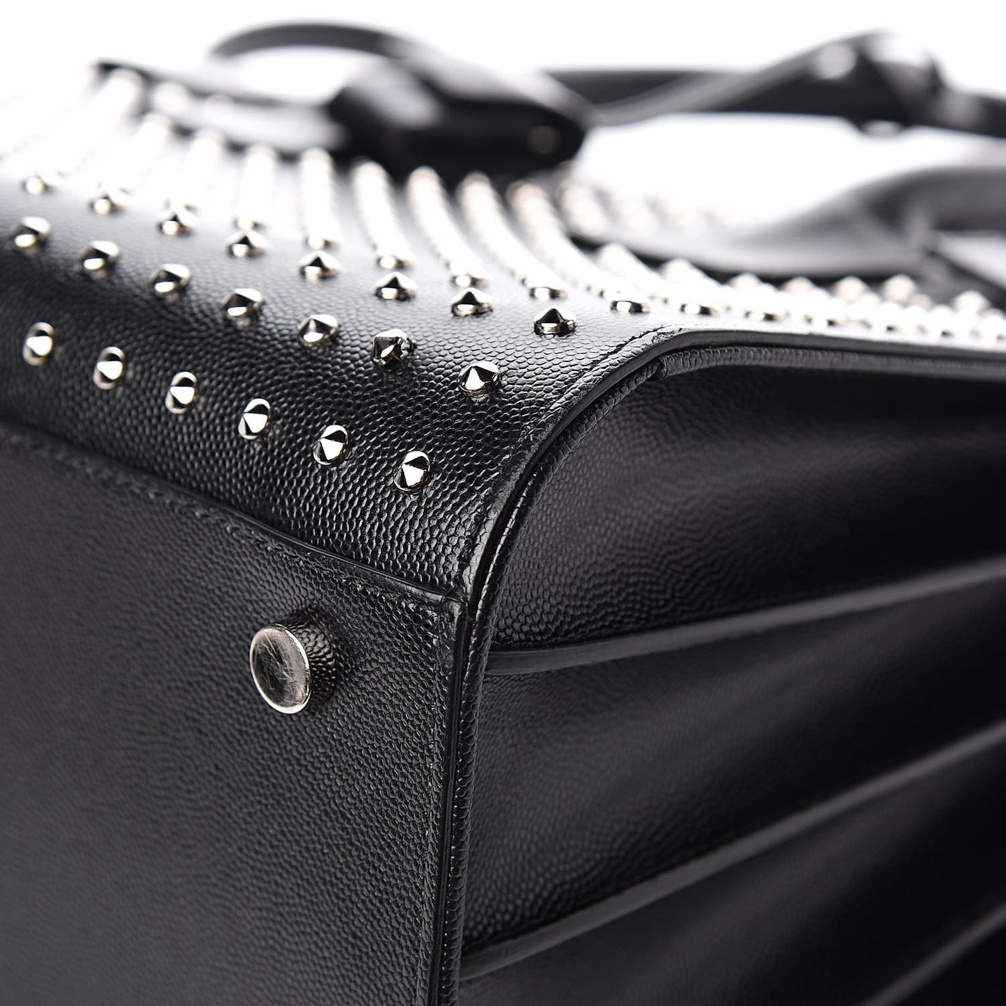 Grain De Poudre Studded Small Sac De Jour Black