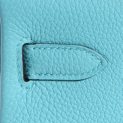 Hermes Togo Kelly Retourne 32 Bleu Atoll 10 of 28