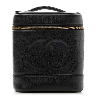 Chanel Caviar Vanity Cosmetic Case Black 1 of 13