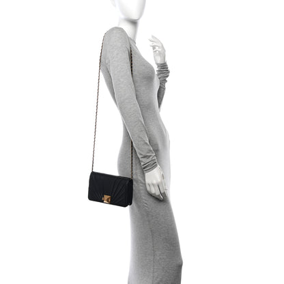 Chanel Lambskin Pyramid Wallet On Chain WOC Black 2 of 12