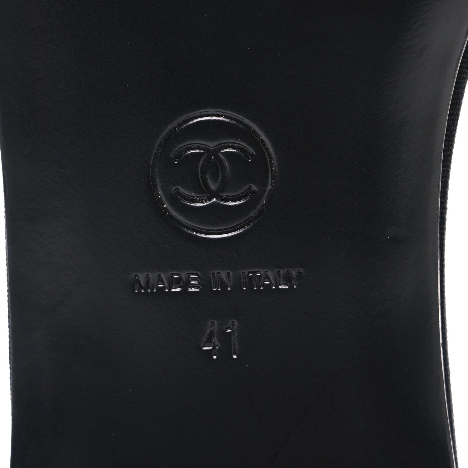 Chanel Silk Bow CC Mules 41 Black White 8 of 11