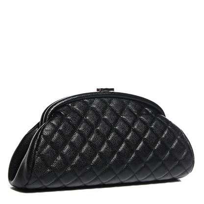 Chanel Caviar Quilted Timeless Clutch Black 3 of 7