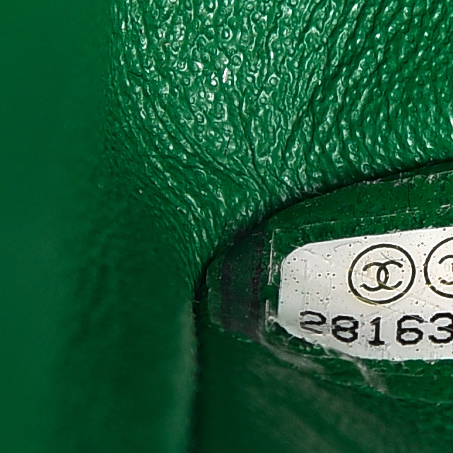 Aged Calfskin Quilted 2.55 Reissue Mini Flap Green