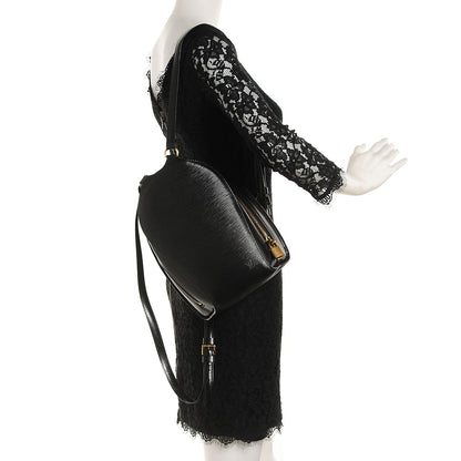 Louis Vuitton Epi Mabillon Backpack Black 2 of 7