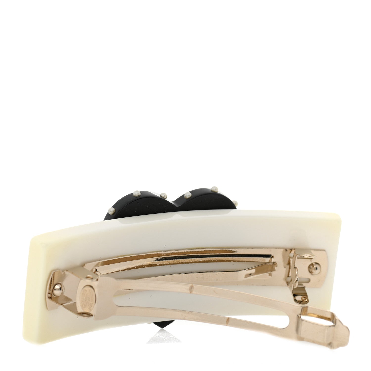 Chanel Pearl Resin Coco Barette 3 of 4