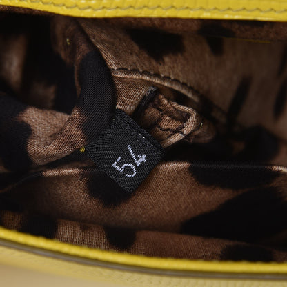 Dolce & Gabbana Iguana Calfskin Embossed Mini Miss Sicily Satchel Lemon 7 of 7
