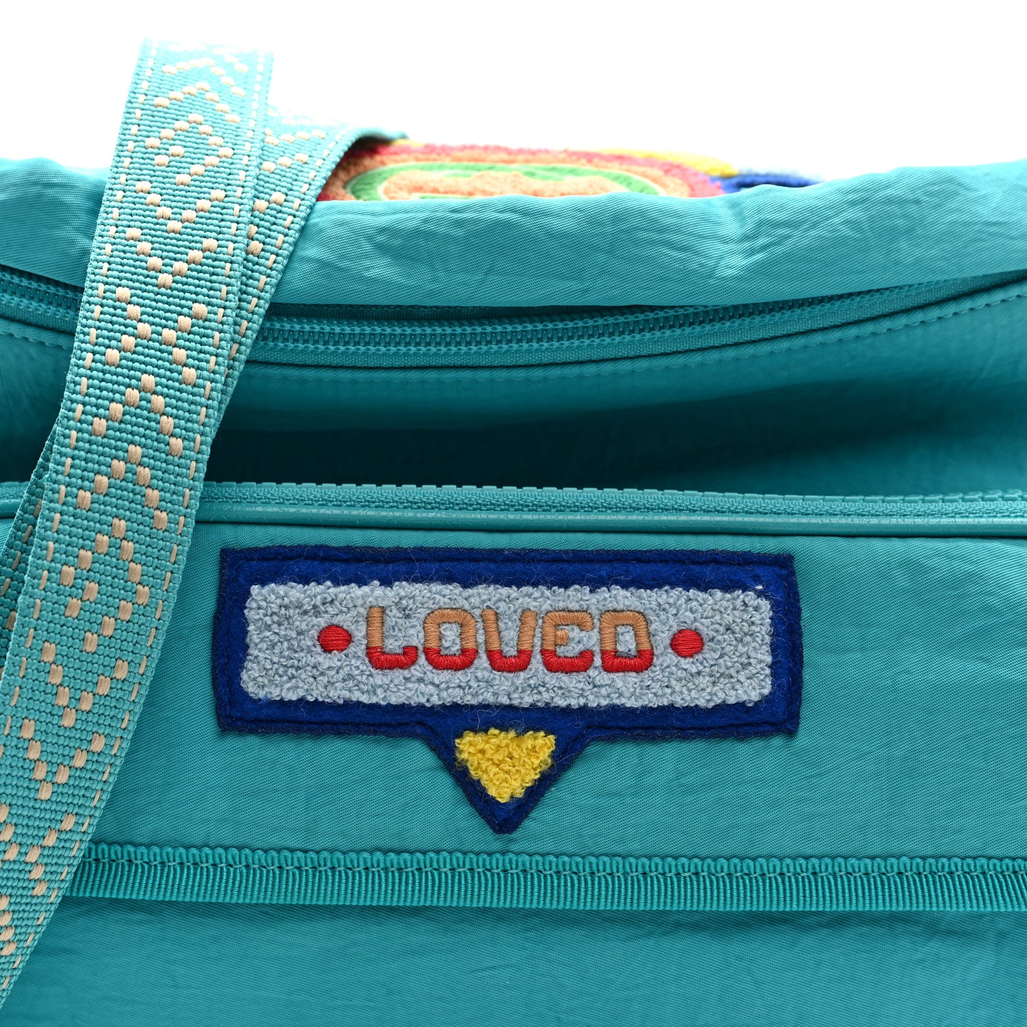Gucci Nylon 80s Logo Patch Belt Bag Lago 8 of 10