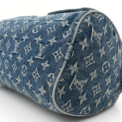 Louis Vuitton Monogram Denim Neo Speedy Blue 9 of 10