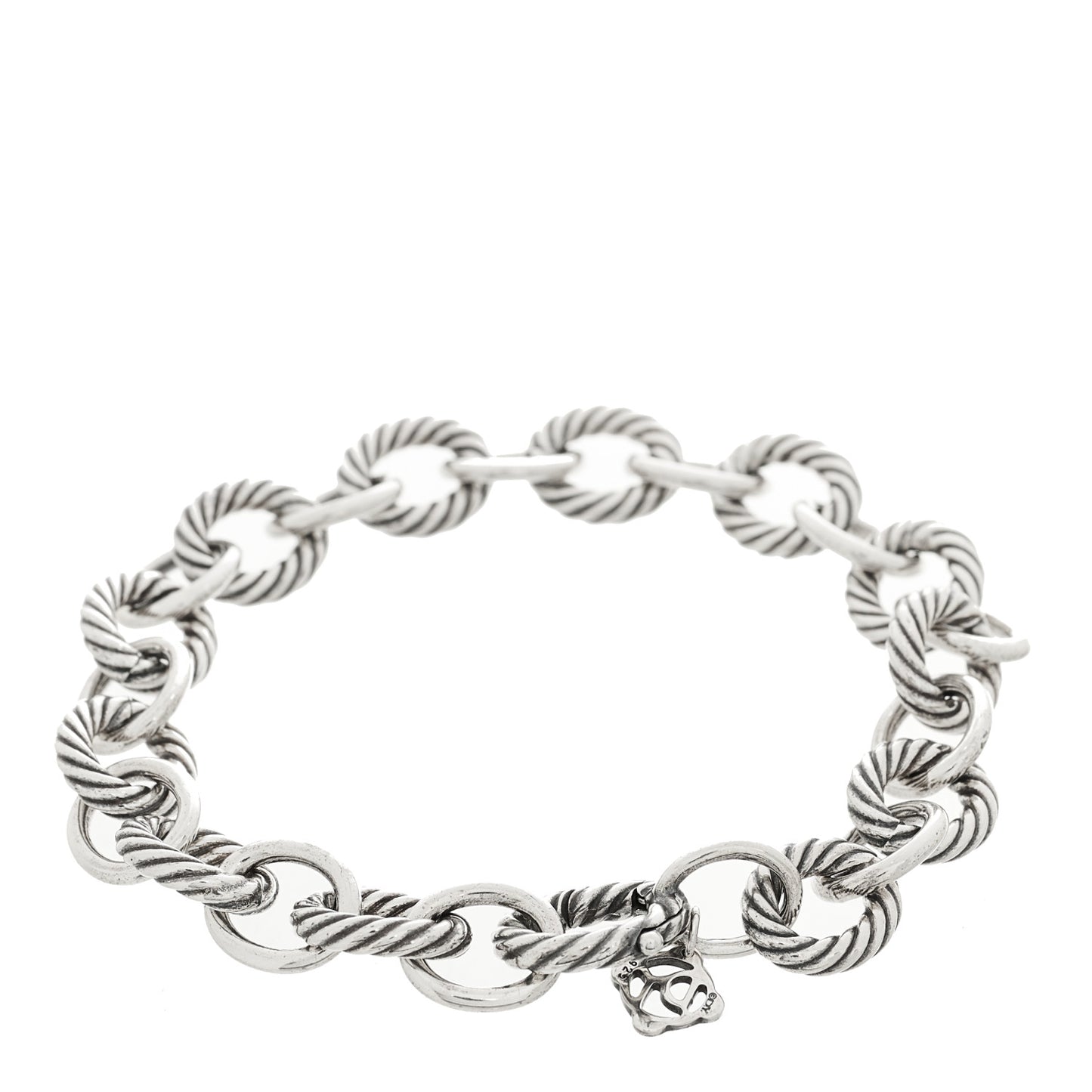 Sterling Silver 10mm Medium Oval Link Bracelet