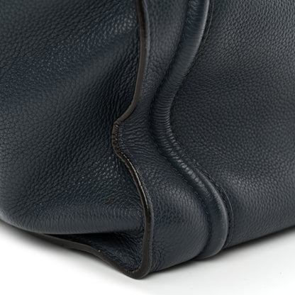 Celine Drummed Calfskin Mini Luggage Slate 13 of 14