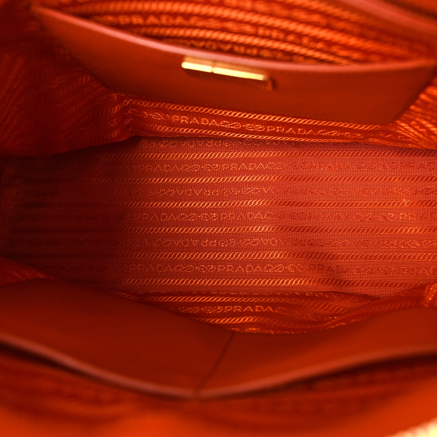 Prada Saffiano Medium Galleria Double Zip Tote Papaya 5 of 8