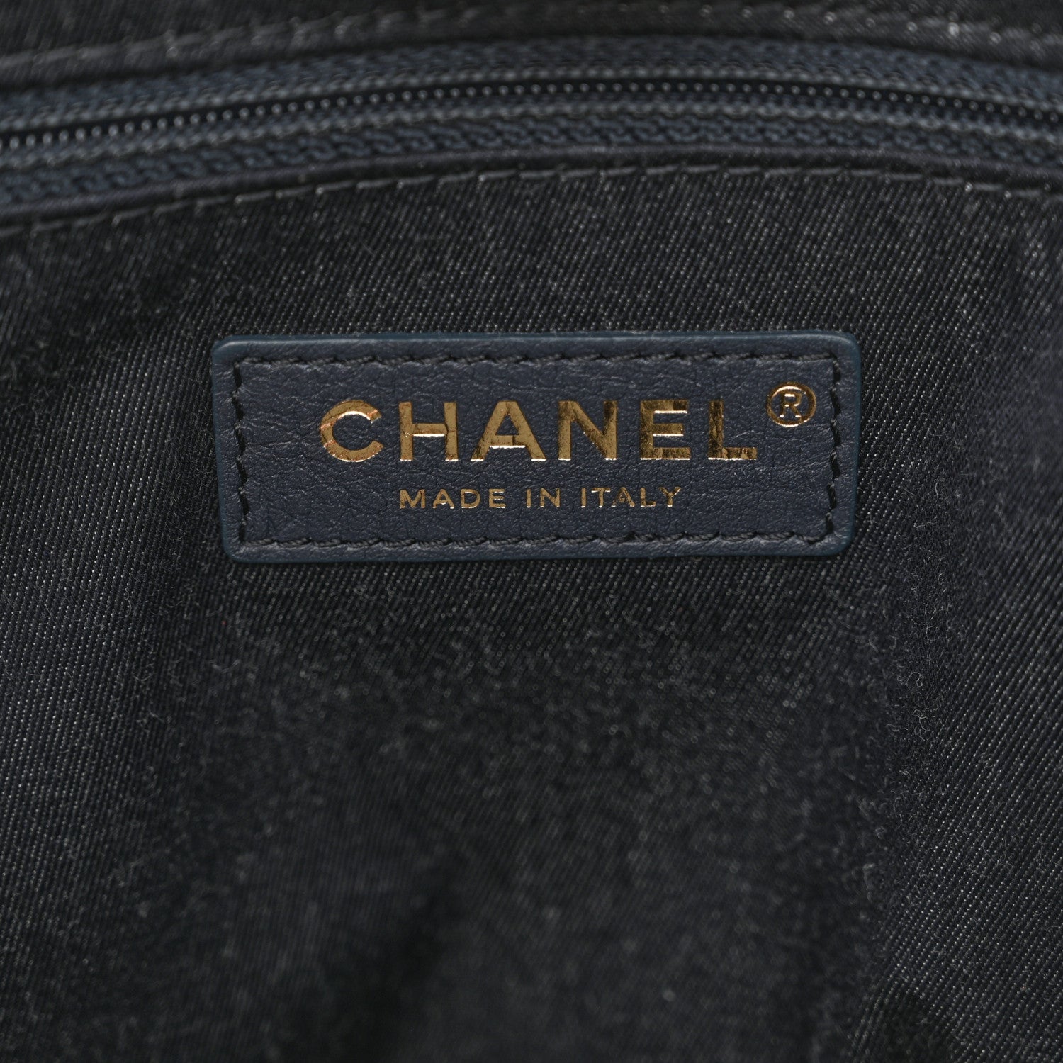 Chanel Mixed Fibers Striped Small Deauville Navy Blue White 6 of 12