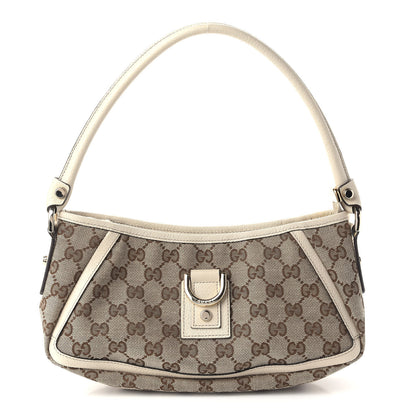 Gucci Monogram D Ring Abbey Pochette Off White 1 of 9