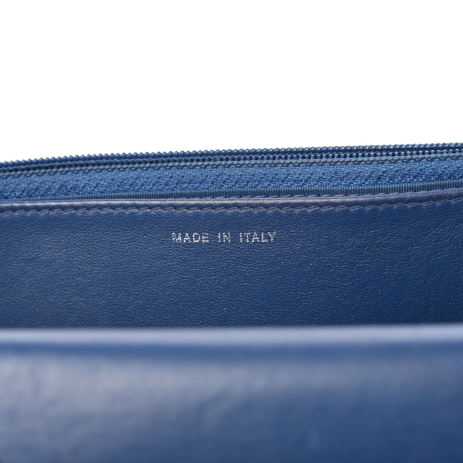 Chanel Lambskin Quilted Trendy CC Wallet On Chain WOC Blue 9 of 14
