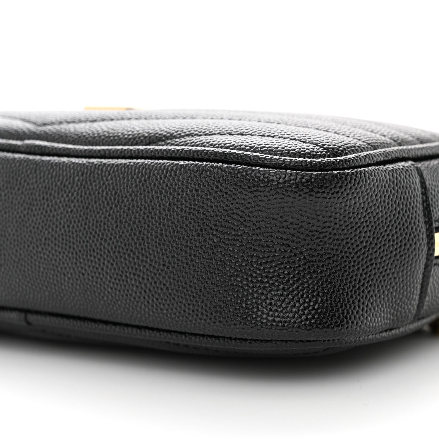Saint Laurent Grain De Poudre Matelasse Monogram Mini Lou Camera Bag Black 9 of 10