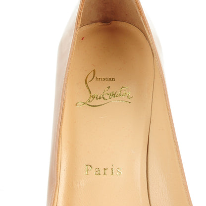 Christian Louboutin Patent Simple 85 Pumps 37.5 Nude 7 of 8