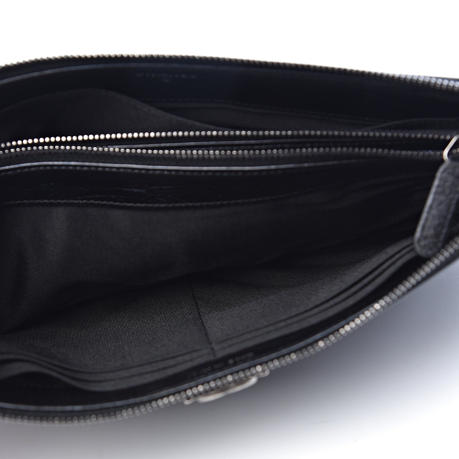 Chanel Calfskin Quilted Small Zipped Boy Pouch Black 6 of 13