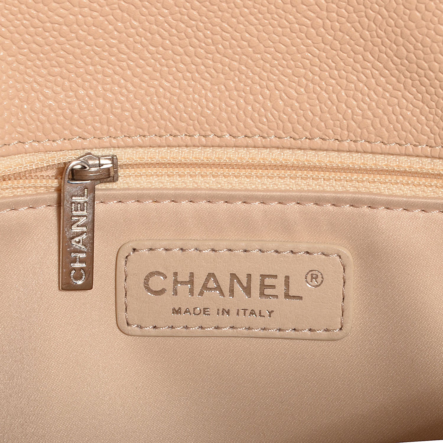 Chanel Caviar Grand Shopping Tote GST Beige Clair 7 of 8