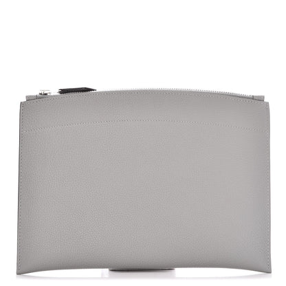 Hermes Togo Bazar Pouch Gris Mouette 1 of 8