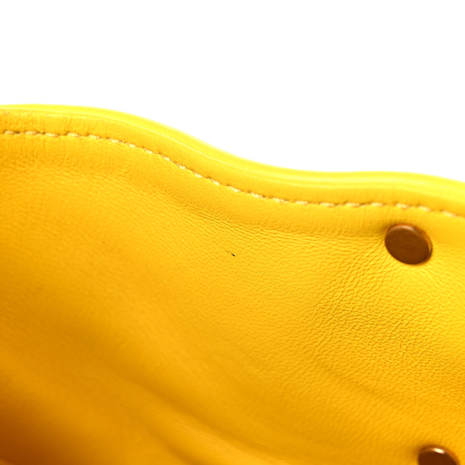 Valentino Garavani Nappa Stud Sign Hobo Bright Lemon 11 of 14