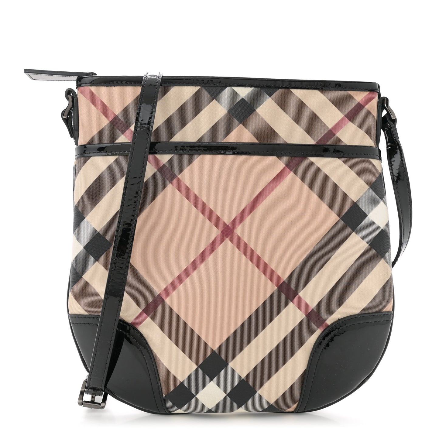 Supernova Check Small Dryden Crossbody Bag Black