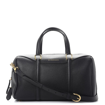 Burberry Derby Calfskin Medium Alchester Bowling Bag Black 1 of 8