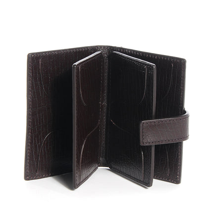 Gucci Monogram GG Plus Avel Card Holder Wallet Beige Ebony Cocoa 6 of 8