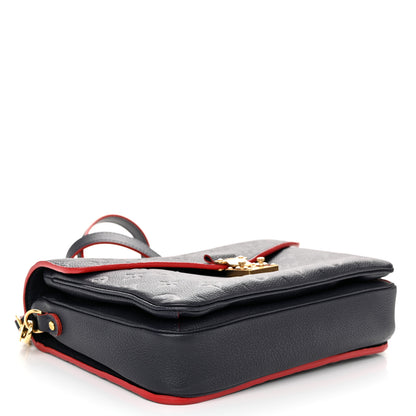 Louis Vuitton Empreinte Pochette Metis Marine Rouge 4 of 11