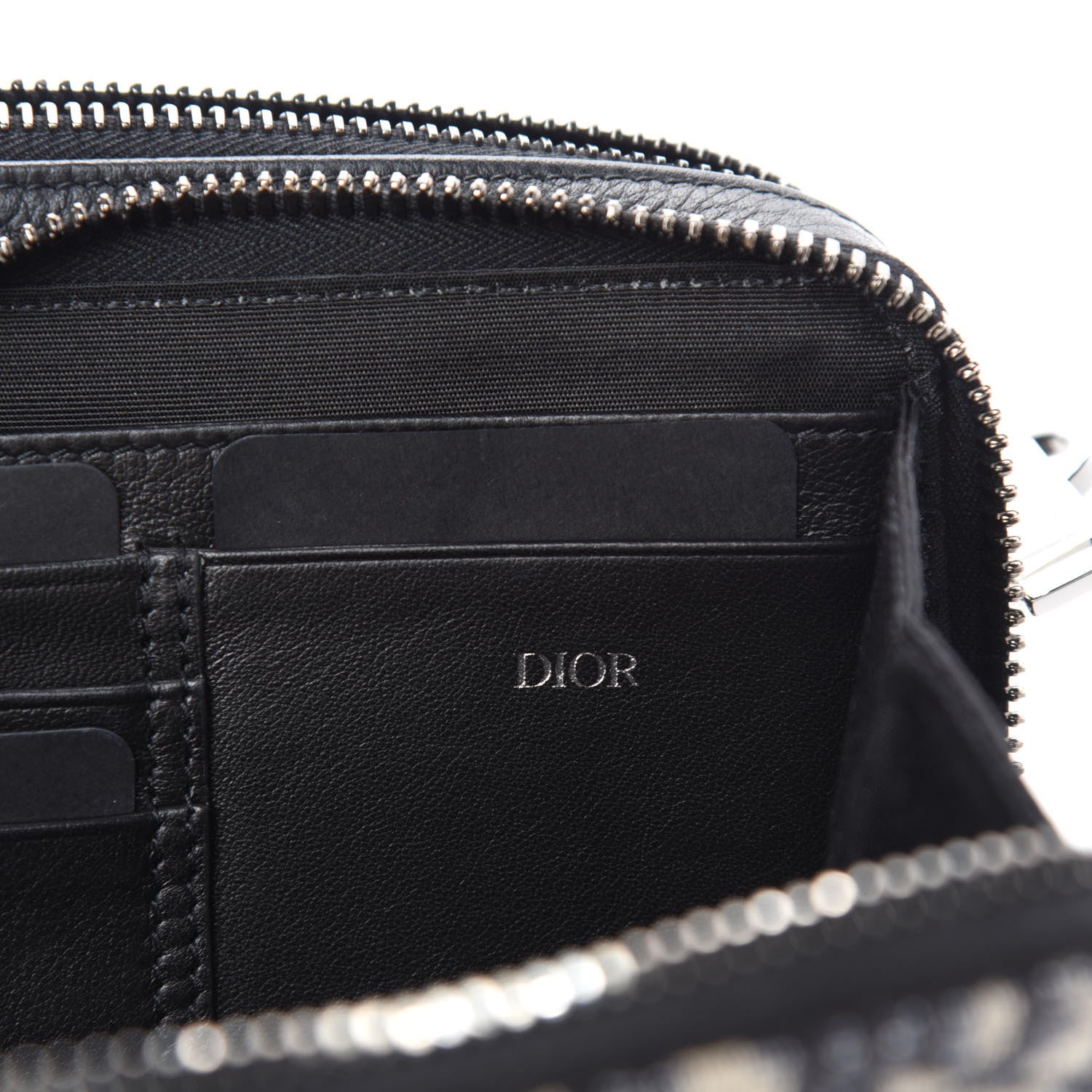 Christian Dior Oblique Pouch Navy Blue 8 of 10