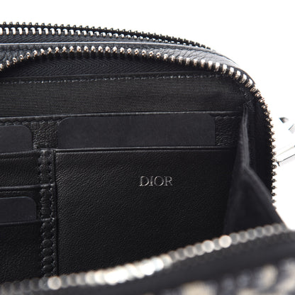 Christian Dior Oblique Pouch Navy Blue 8 of 10