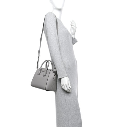 Givenchy Sugar Goatskin Mini Antigona Pearl Grey 2 of 11