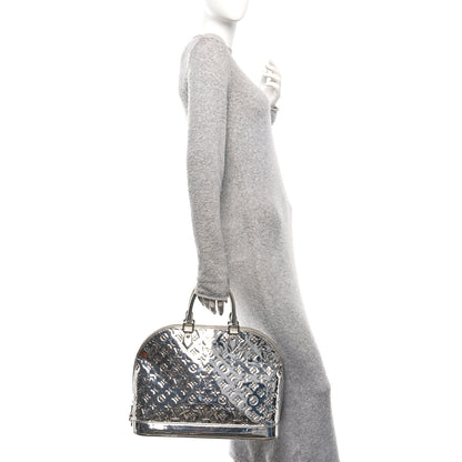 Louis Vuitton Monogram Miroir Alma MM Silver 3 of 33