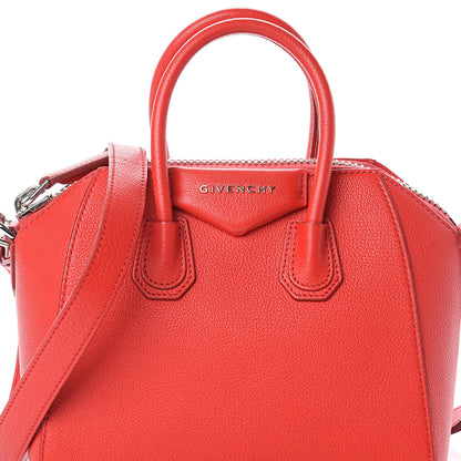 Givenchy Sugar Goatskin Mini Antigona Medium Red 6 of 8