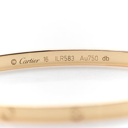 Cartier 18K Yellow Gold Small LOVE Bracelet 16 5 of 7