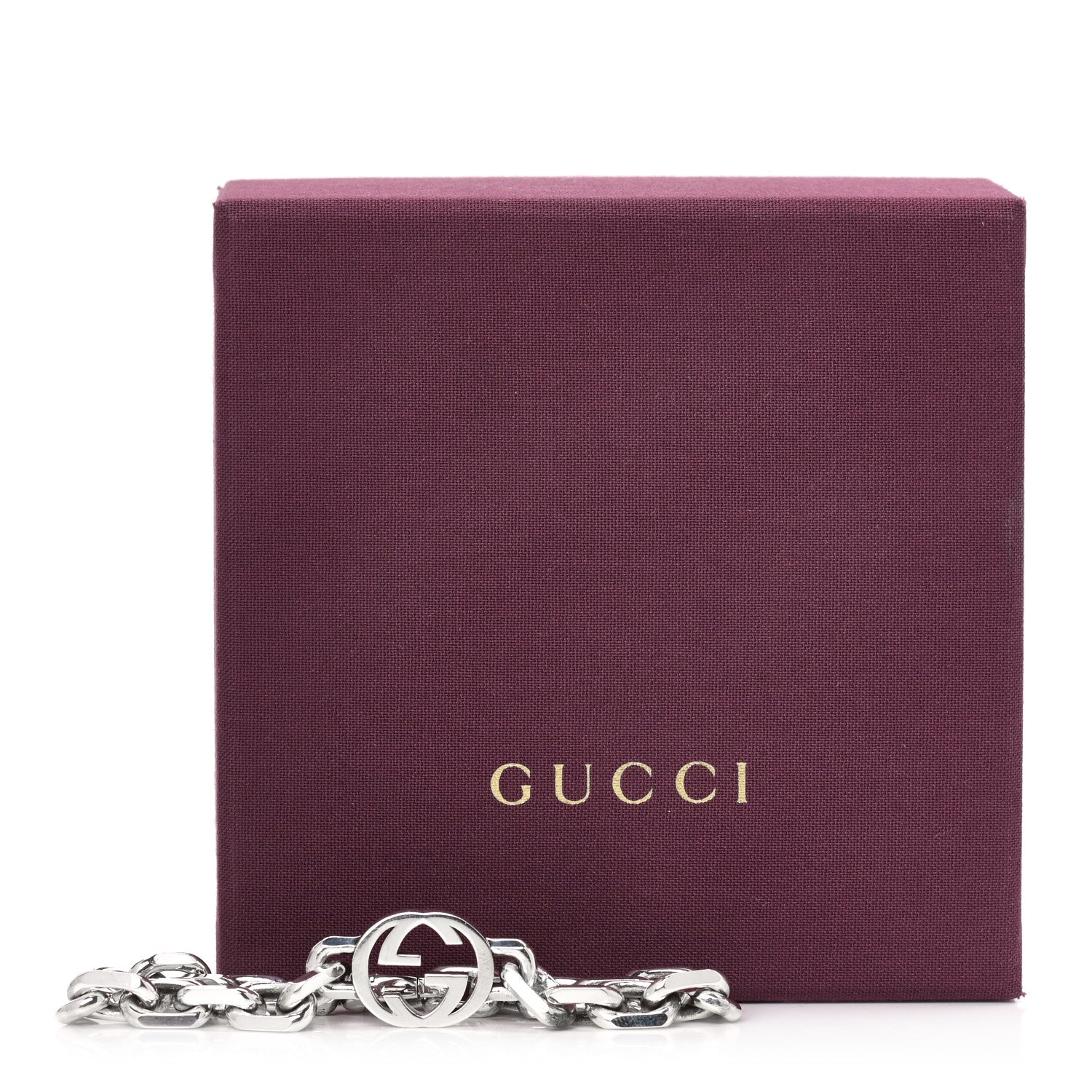 Gucci Sterling Silver Interlocking G Link Bracelet 6 of 6