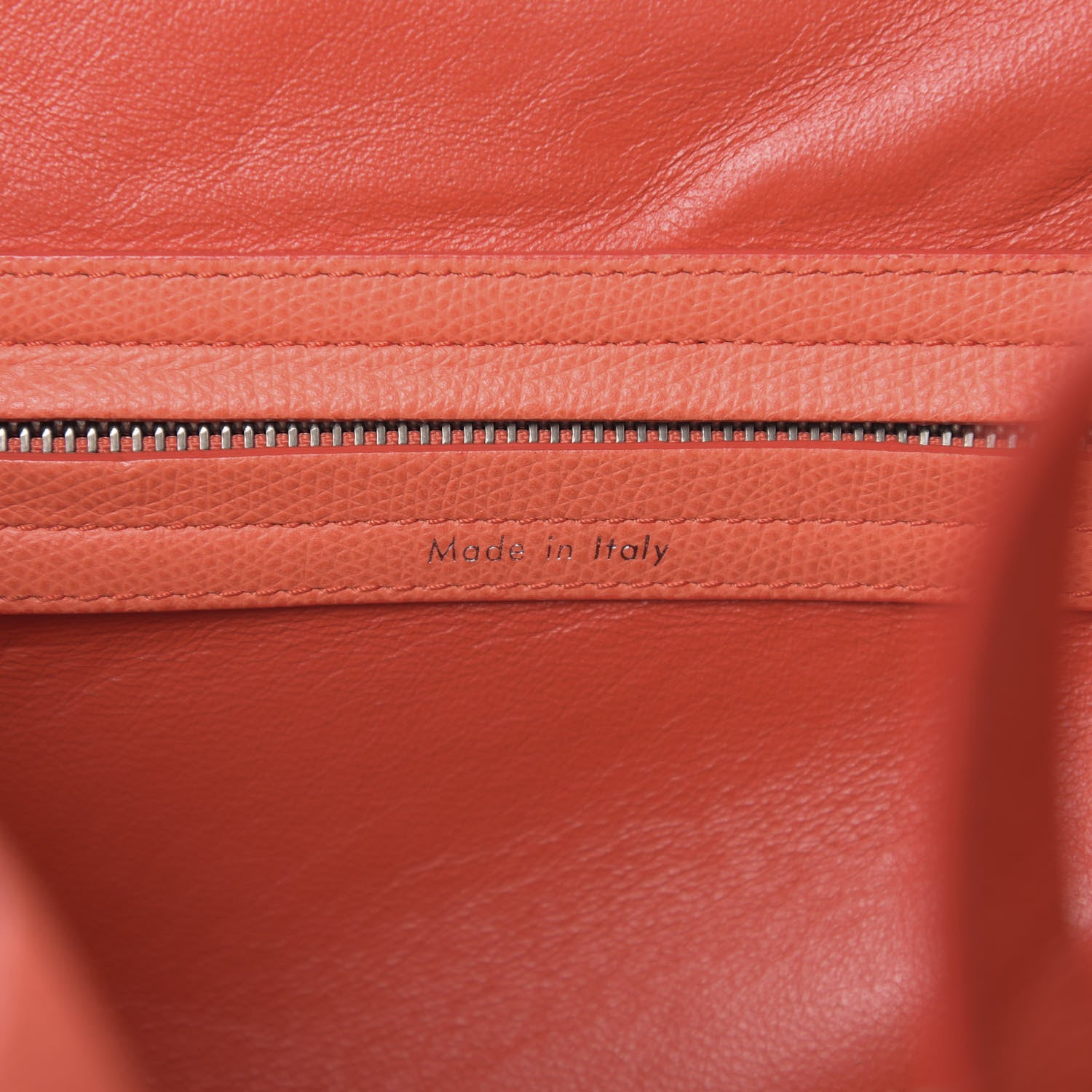 Celine Shiny Grained Calfskin Medium Phantom Luggage Coral 6 of 9