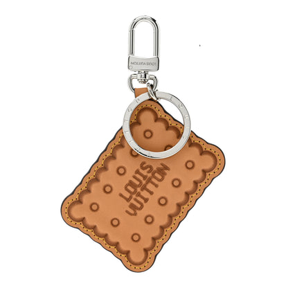 Louis Vuitton Monogram Biscuit Key Holder Bag Charm 1 of 4