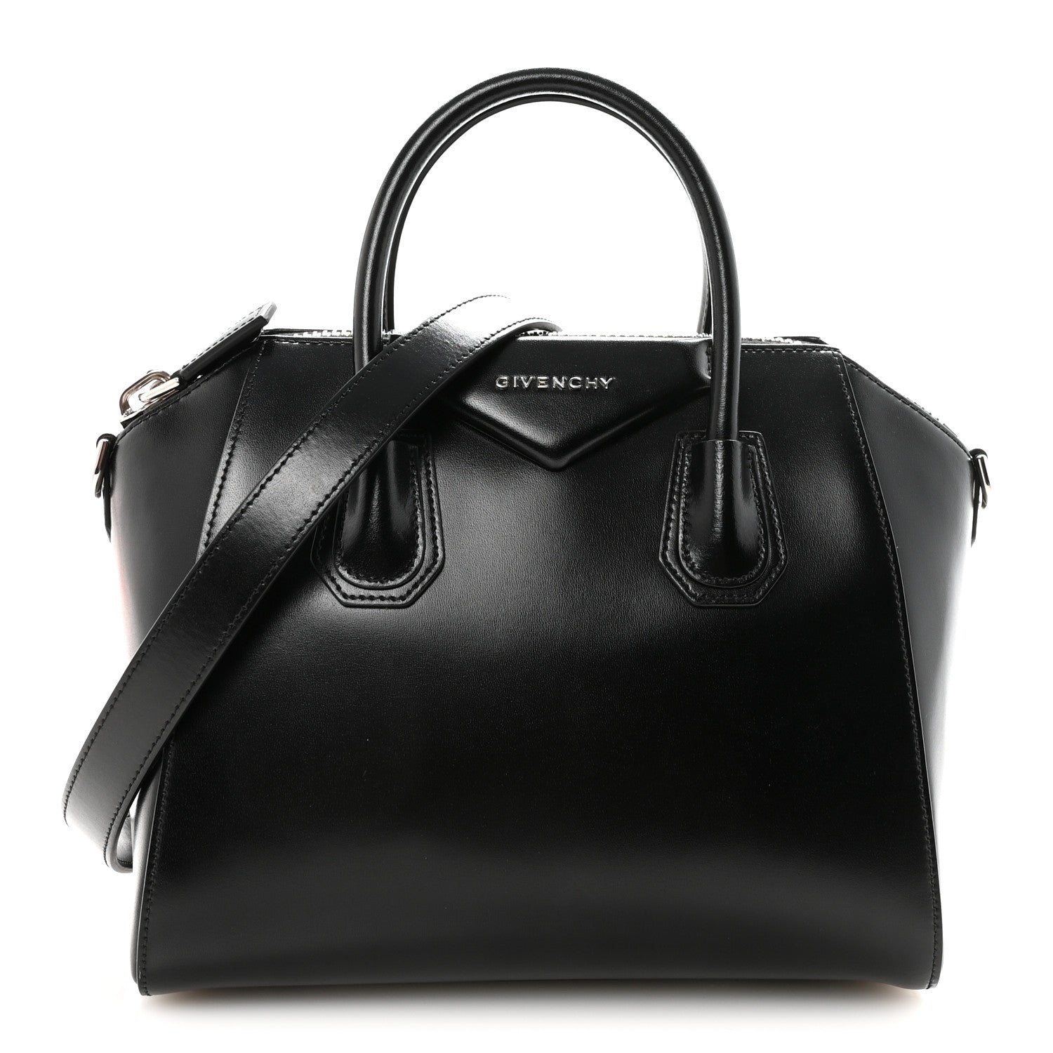 Givenchy Shiny Lord Calfskin Small Antigona Black 1 of 9