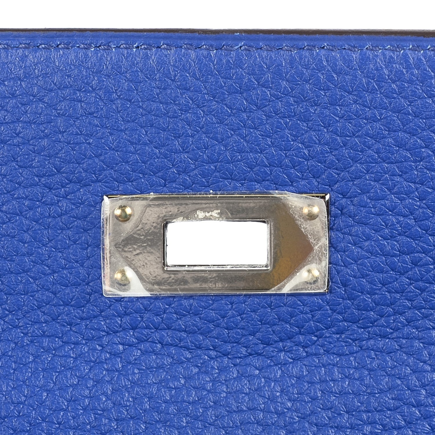 Hermes Taurillon Clemence Kelly Retourne 32 Bleu Electrique 15 of 28