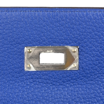 Hermes Taurillon Clemence Kelly Retourne 32 Bleu Electrique 15 of 28