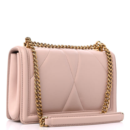 Dolce & Gabbana Calfskin Medium Devotion Crossbody Bag Cipria 3 of 9