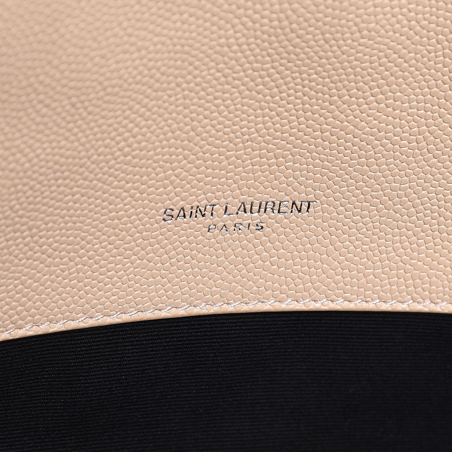 Saint Laurent Grain De Poudre Medium West Hollywood Monogram Fold-Over Nude Powder 6 of 7