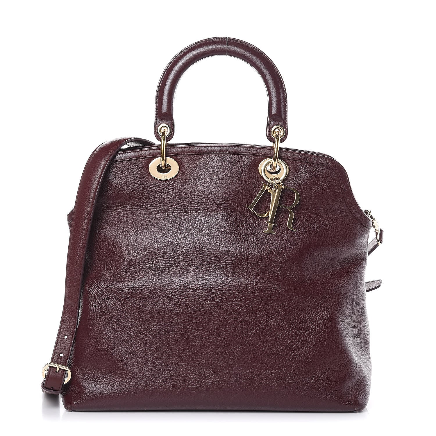 Christian Dior Calfskin Granville Tote Purple 1 of 17