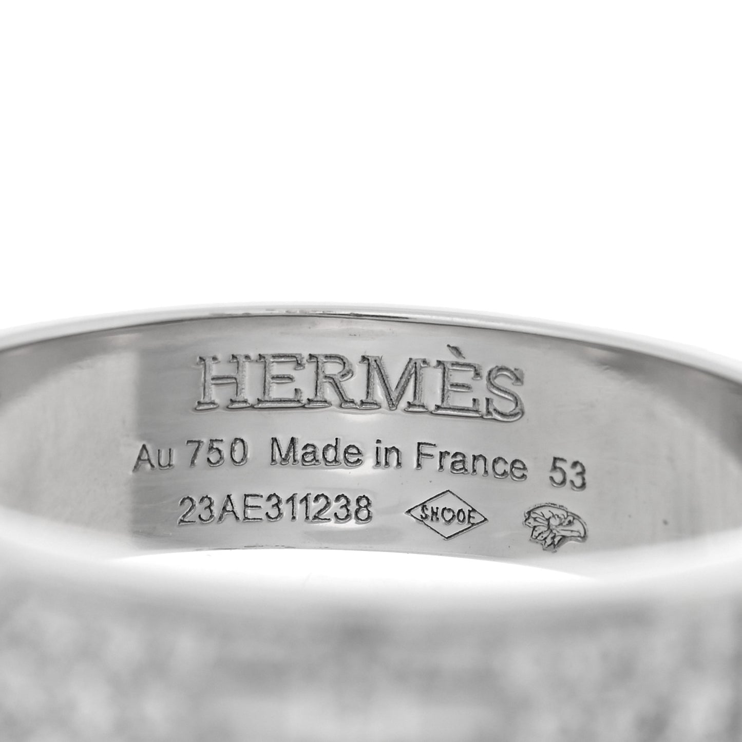 18K White Gold Diamond Kelly Ring 53 6.5