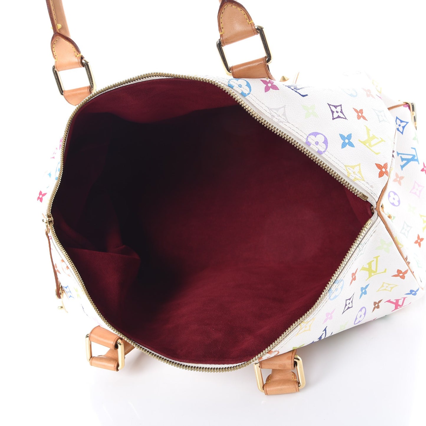 Monogram Multicolor Keepall 45 White