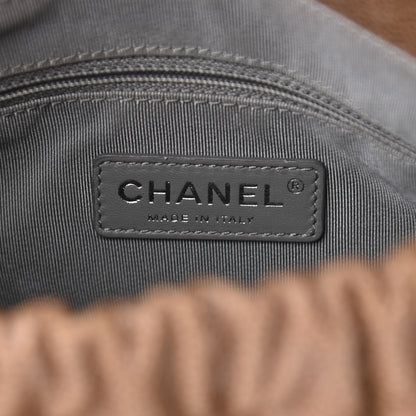 Chanel Caviar Quilted Medium Elastic Flap Brown 6 of 10