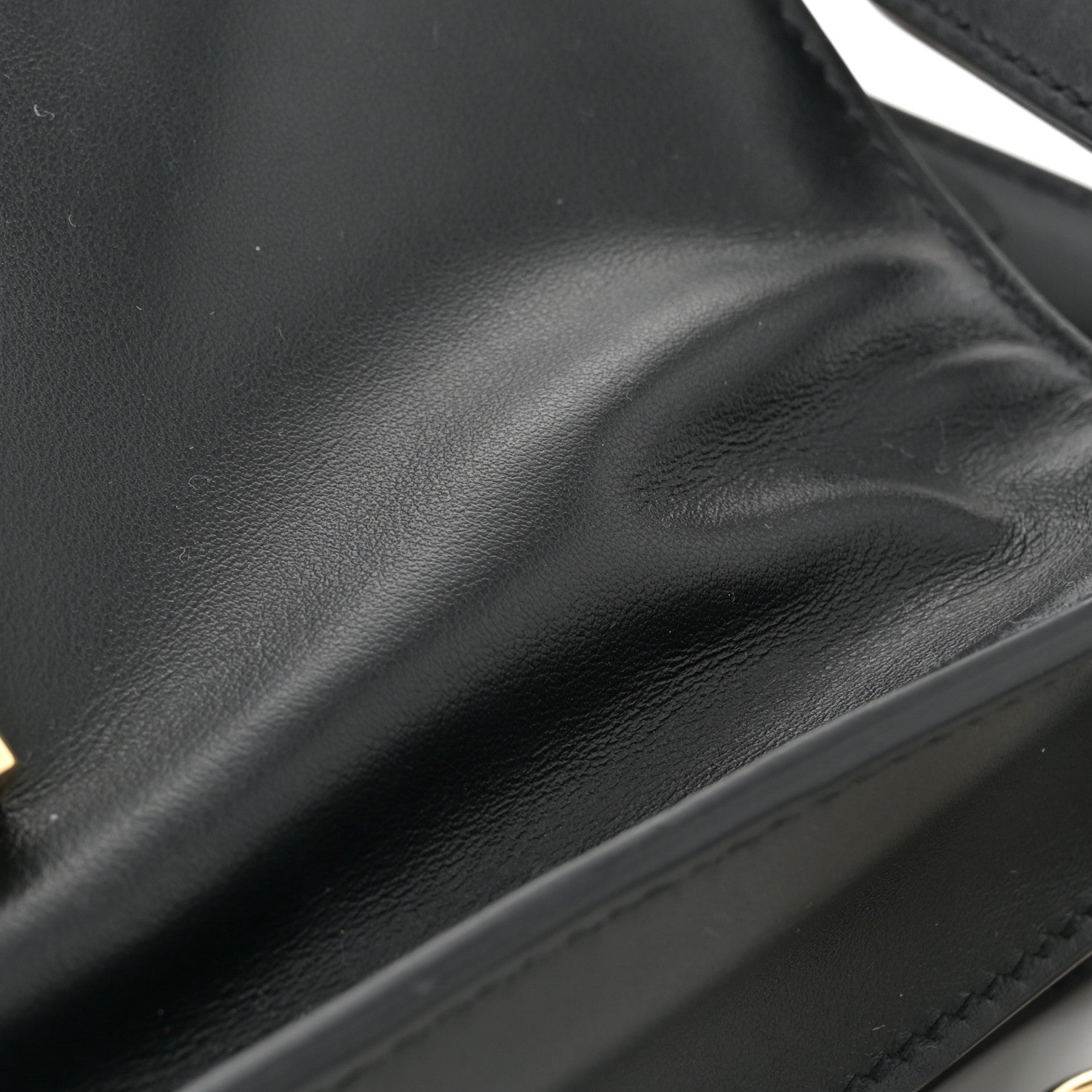 Prada Calfskin Soft Sound Charms Shoulder Bag Black 8 of 14