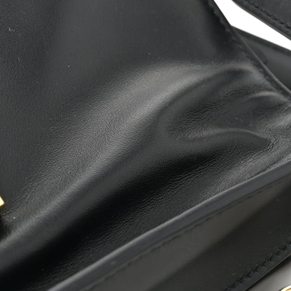 Prada Calfskin Soft Sound Charms Shoulder Bag Black 8 of 14