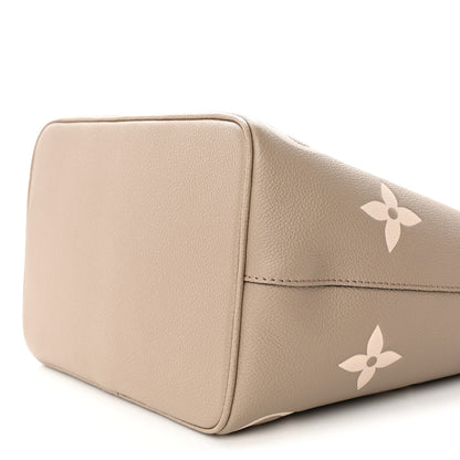 Louis Vuitton Empreinte Monogram Giant Neonoe MM Tourterelle Creme 11 of 13